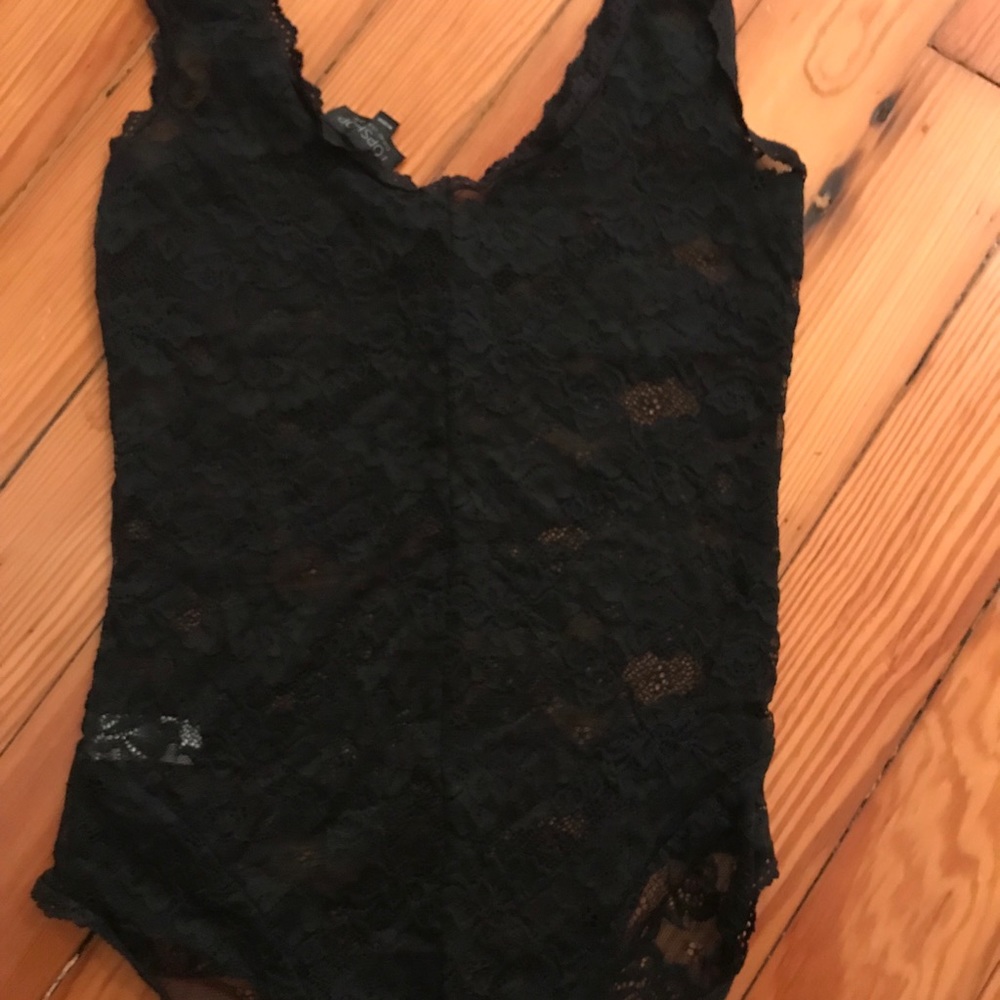 Topshop black lace bodysuit MUST GO DONATING SOON